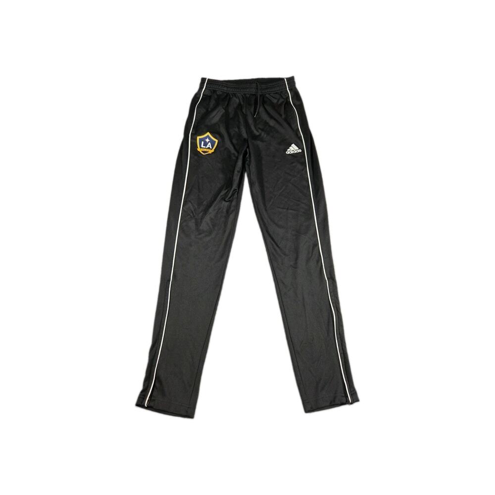 Adidas Joggers LA Galaxy Boys Sz XL Black Climalite Soccer Training Pants C4